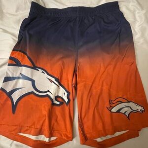 NFL Orange and Blue Athletic Shorts